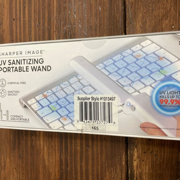 SHARPER IMAGE Light Sanitizer, Portable Foldable Ultraviolet Sanitizing NEW - Picture 1 of 2